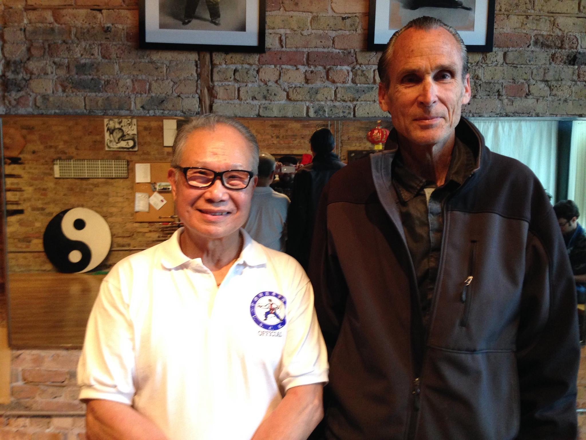 Stirling Levine with Grandmaster Wai Lun Choi